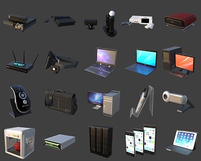 数码产品全览 从游戏娱乐到办公生产力的科技利器